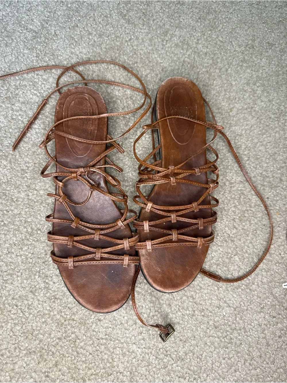 Paige Evan Strappy Heeled Sandals size 9